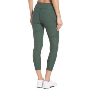 Outdoor Voices Green Athletic Athleisure Workout Leggings Green Small